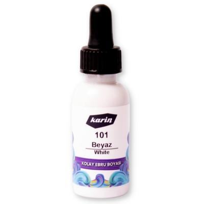 Karin Easy Marbling Paint 101 White 30 cc