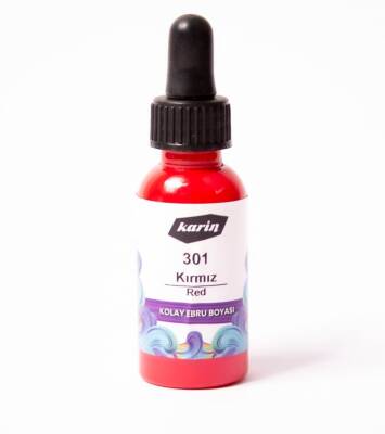 Karin Easy Marbling Paint 301 Red 30 cc