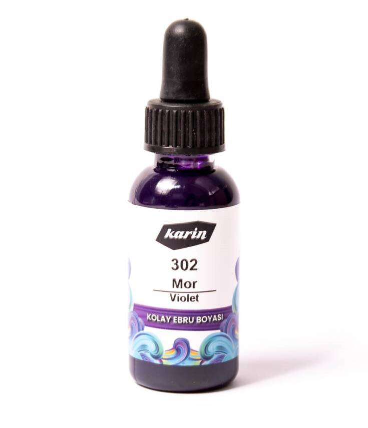 Karin Easy Marbling Paint 302 Purple 30 cc - 2