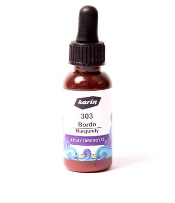 Karin Easy Marbling Paint 303 Claret Red 30 cc
