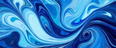 Karin Easy Marbling Paint 401 Blue 30 cc - 3