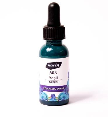 Karin Easy Marbling Paint 503 Green 30 cc