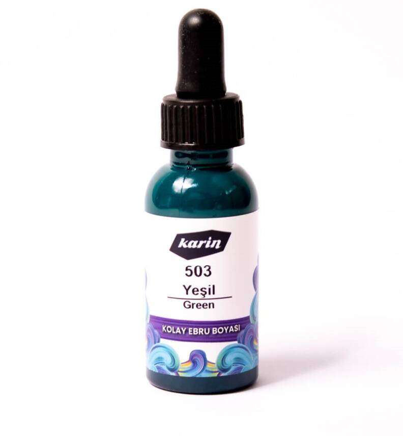 Karin Easy Marbling Paint 503 Green 30 cc - 2