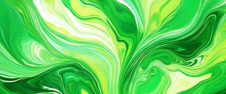 Karin Easy Marbling Paint 504 Grass Green 30 cc - 3
