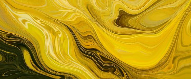 Karin Easy Marbling Paint 601 Oxide Yellow 30 cc - 3
