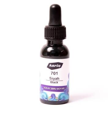 Karin Easy Marbling Paint 701 Black 30 cc