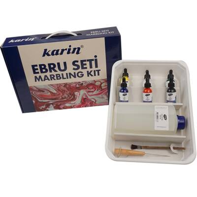 Karin Easy Marbling Starter Set 6 Colors (Small) - 3