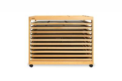 Karin Ebru Open Drying Rack (10 Shelves) Beech Wood 60X80