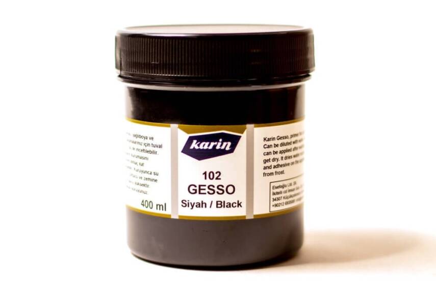 Karin Gesso Siyah 400 Ml - 1