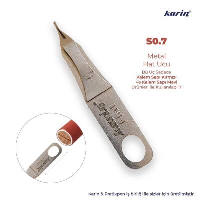 Karin Calligraphy Metal Pen Nib S0.7 0.7 mm