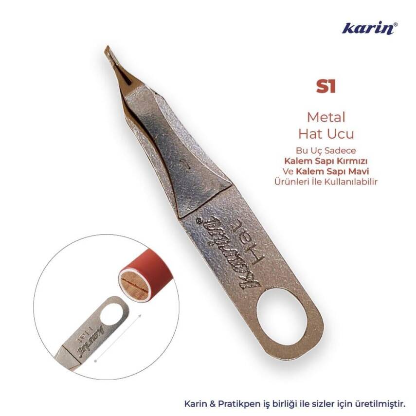 Karin Hat Metal Kalem Ucu S1 1 mm - 1