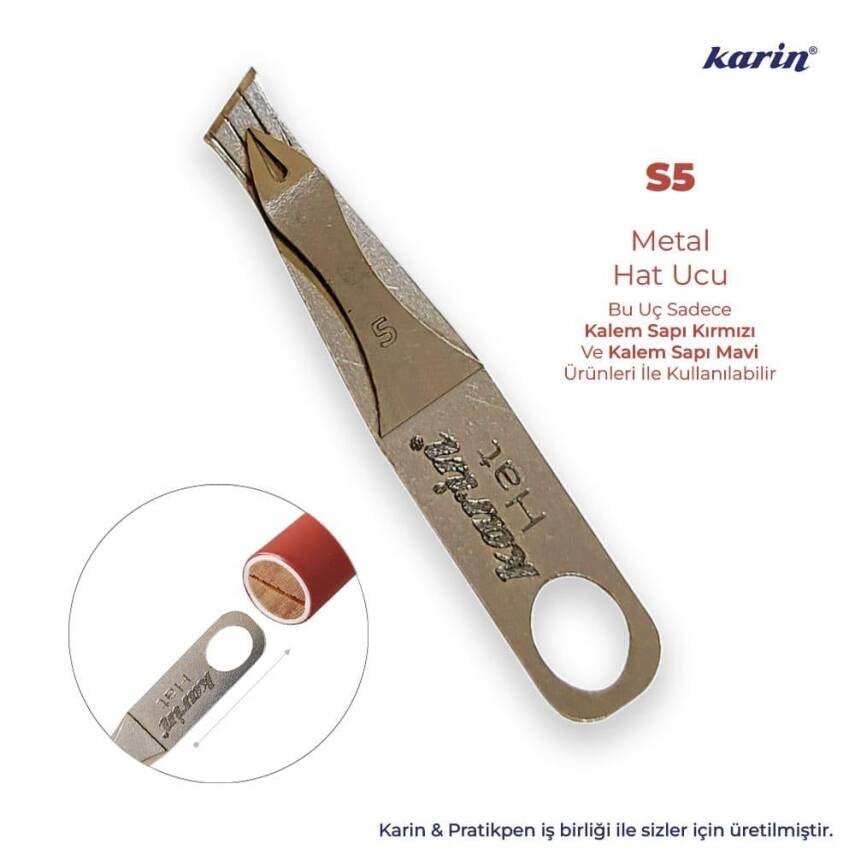 Karin Hat Metal Kalem Ucu S5 5 mm - 1