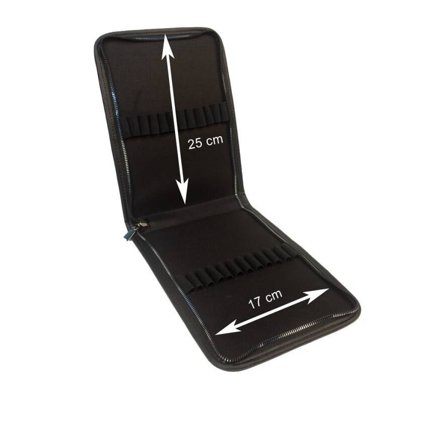 Karin Imitation Leather Pen Holder / Brush Holder Narrow Spaced & 24 Pieces - 4