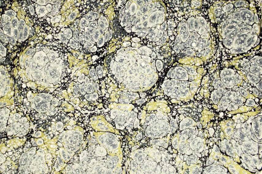 Karin Iranian Marbled Paper 50X70 - 1