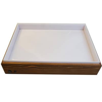 Karin Işıklı Ebru Gösteri Teknesi 35x50 cm (1)