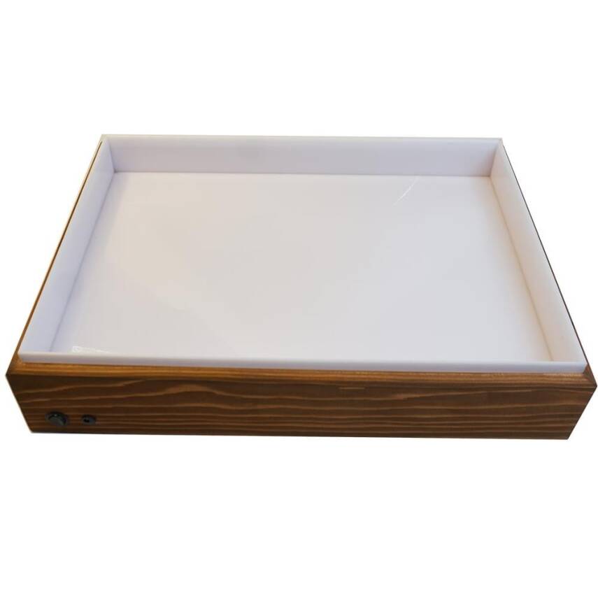 Karin Işıklı Ebru Gösteri Teknesi 35x50 cm - 2