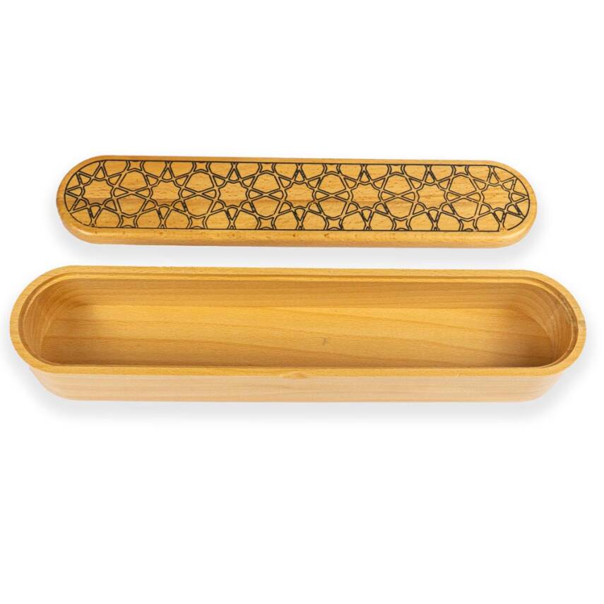 Karin Kapaklı Ahşap Kalemlik Selçuklu Desenleri - 3