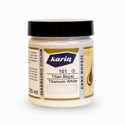 Karin Marbling Paint 101 Titan White 105 ml