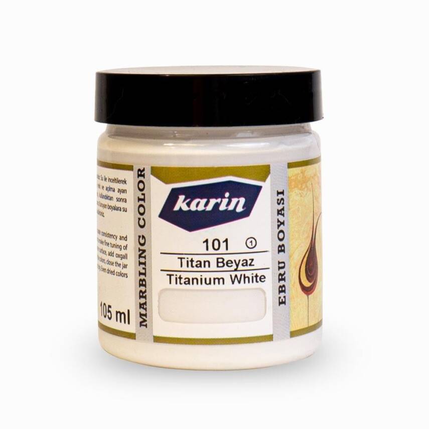 Karin Marbling Paint 101 Titan White 105 ml - 1