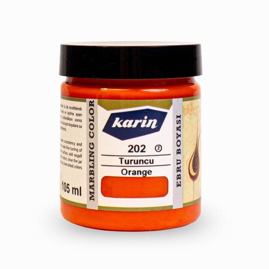 Karin Marbling Paint 202 Orange 105 ml - 2