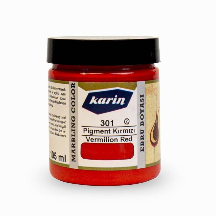Karin Marbling Paint 301 Pigment Red 105 ml - 2