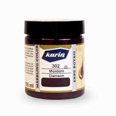 Karin Marbling Paint 302 Damson 105 ml