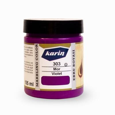 Karin Marbling Paint 303 Purple 105 ml