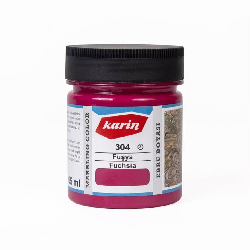 Karin Marbling Paint 304 Fuchsia 105 ml - 2