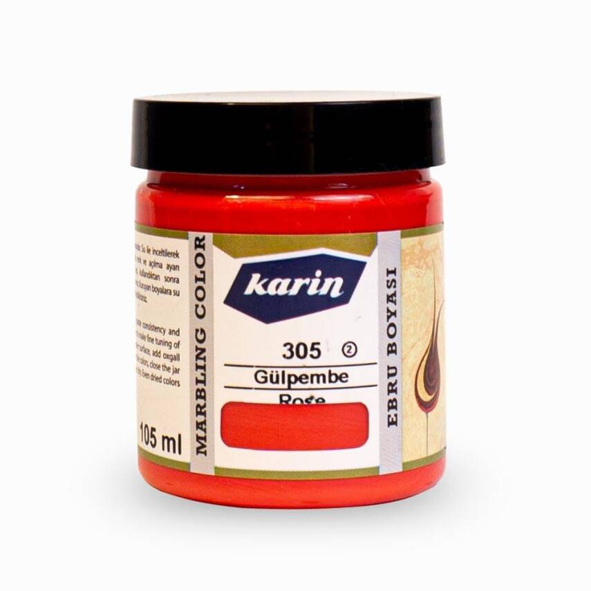 Karin Marbling Paint 305 Rose Pink 105 ml - 2