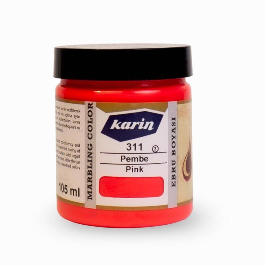 Karin Marbling Paint 311 Pink 105 ml - 2