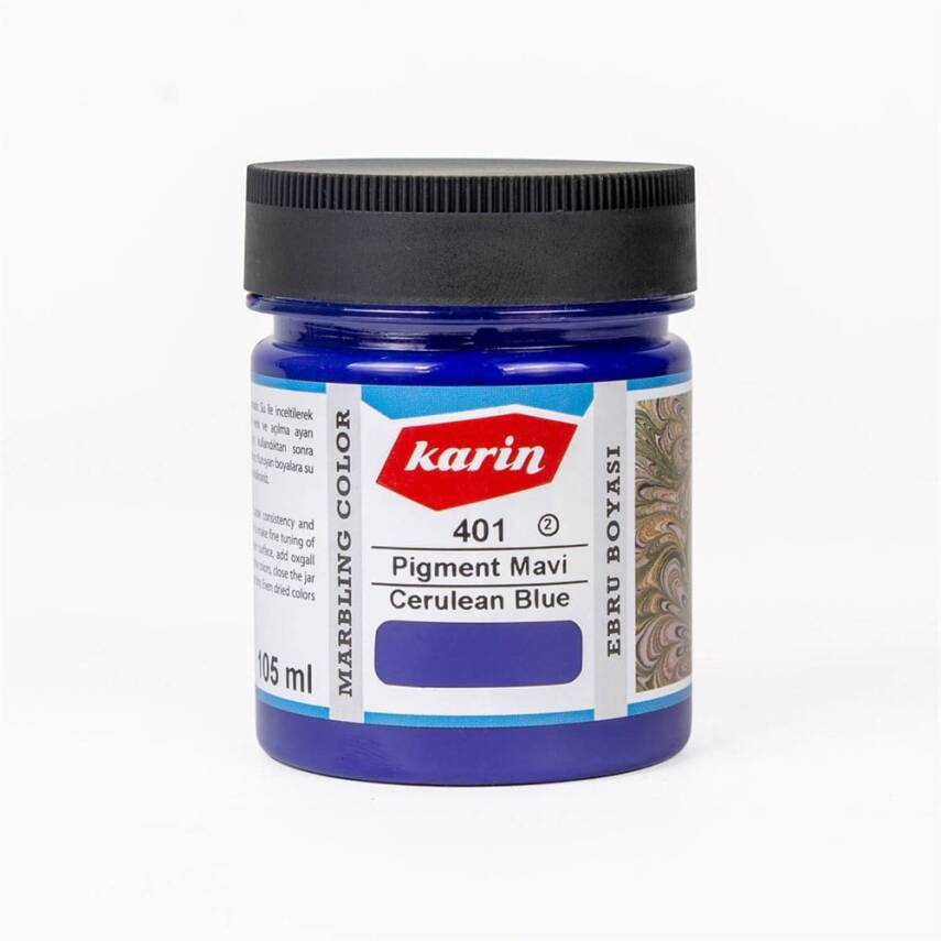 Karin Marbling Paint 401 Pigment Blue 105 ml - 2