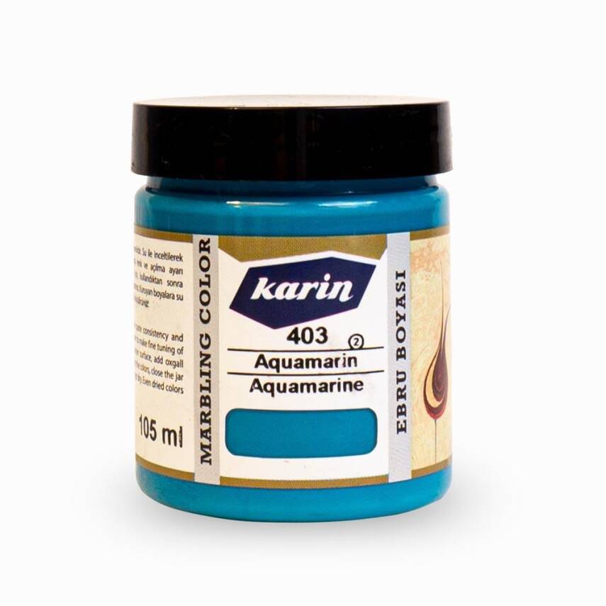 Karin Marbling Paint 403 Aquamarine 105 ml - 2