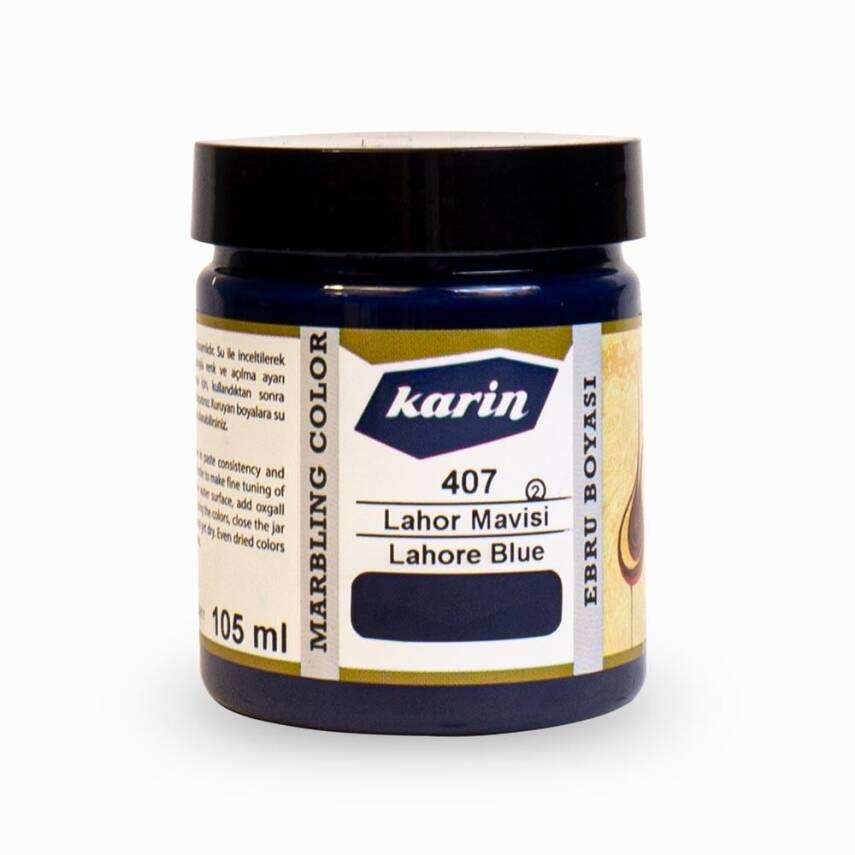 Karin Marbling Paint 407 Lahore Blue 105 ml - 1