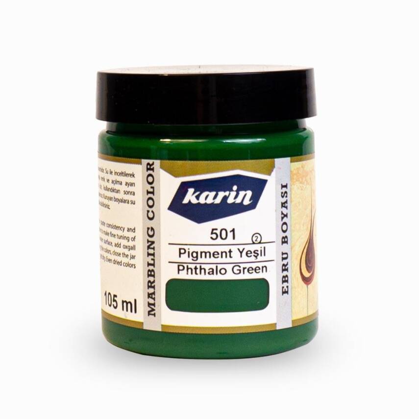 Karin Marbling Paint 501 Pigment Green 105 ml - 1