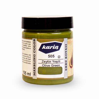 Karin Marbling Paint 505 Olive Green 105 ml