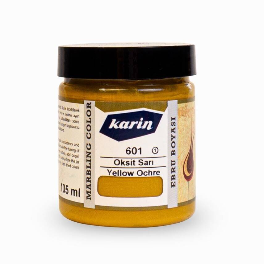 Karin Marbling Paint 601 Oxide Yellow 105 ml - 2