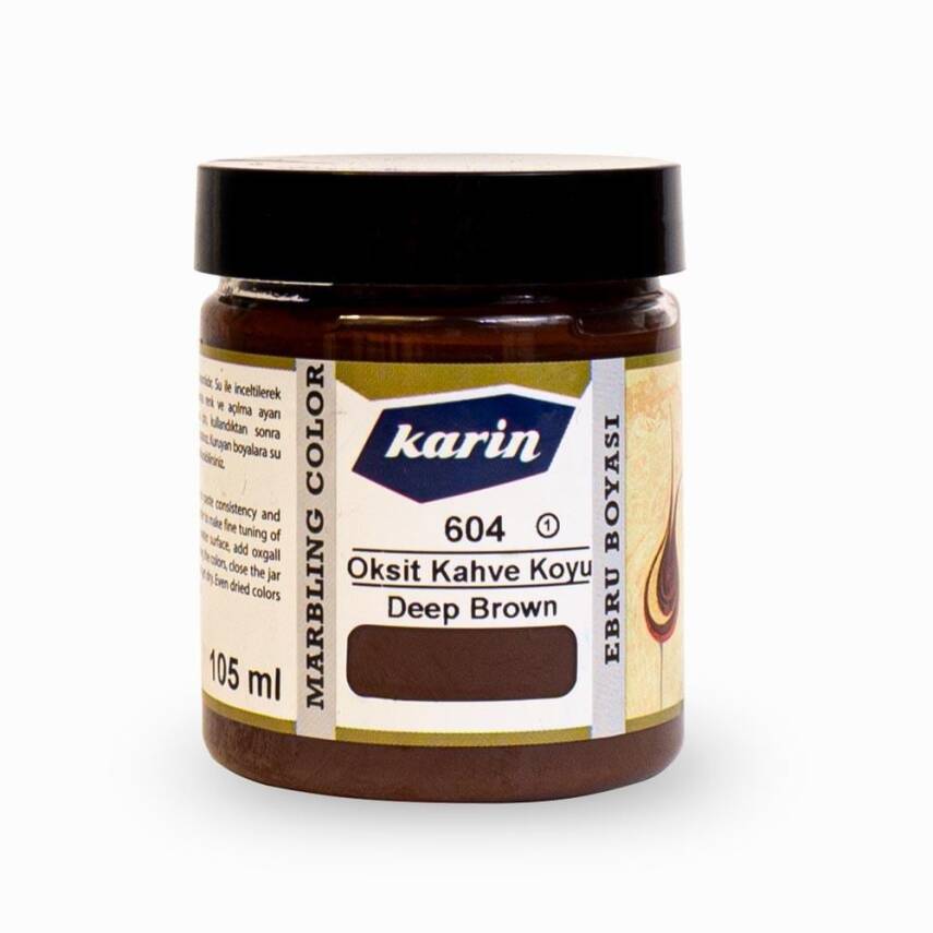 Karin Marbling Paint 604 Oxide Coffee Dark 105 ml - 2
