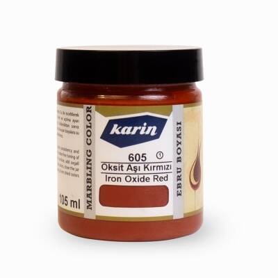 Karin Marbling Paint 605 Oxide Red 105 ml