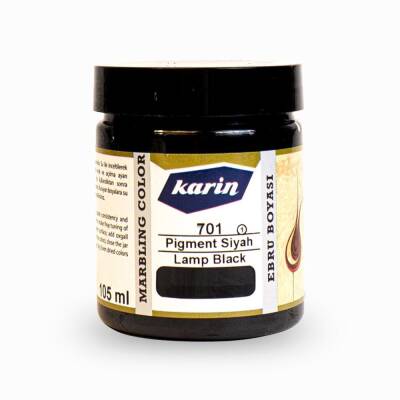 Karin Marbling Paint 701 Pigment Black 105 ml