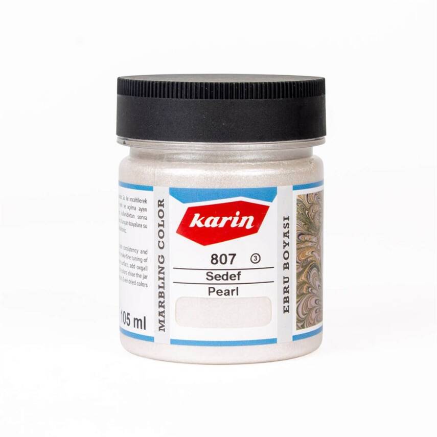 Karin Marbling Paint 807 Pearl 105 ml - 2