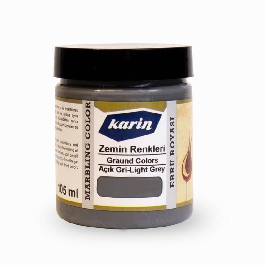 Karin Marbling Paint 901 Ground Colors - Light Gray 105 ml - 1