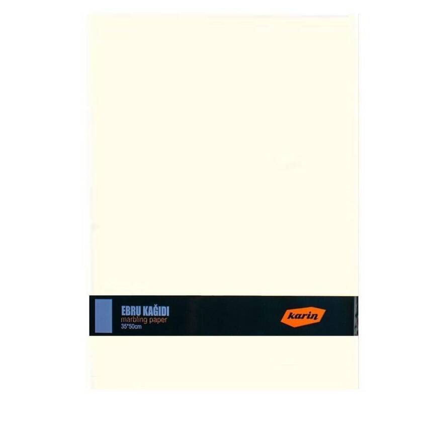 Karin Marbling Paper Cream 90 Gr 100 Pieces 35X50 cm - 1