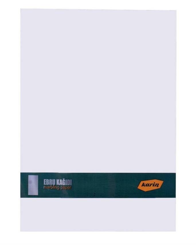Karin Marbling Paper White A4 90 Gr. 100 Pcs. - 1