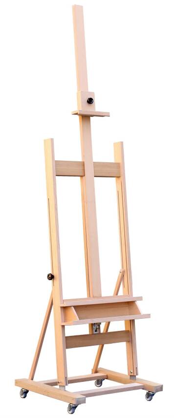 Karin Master 310 cm Beech Workshop Easel with Mechanism - 1