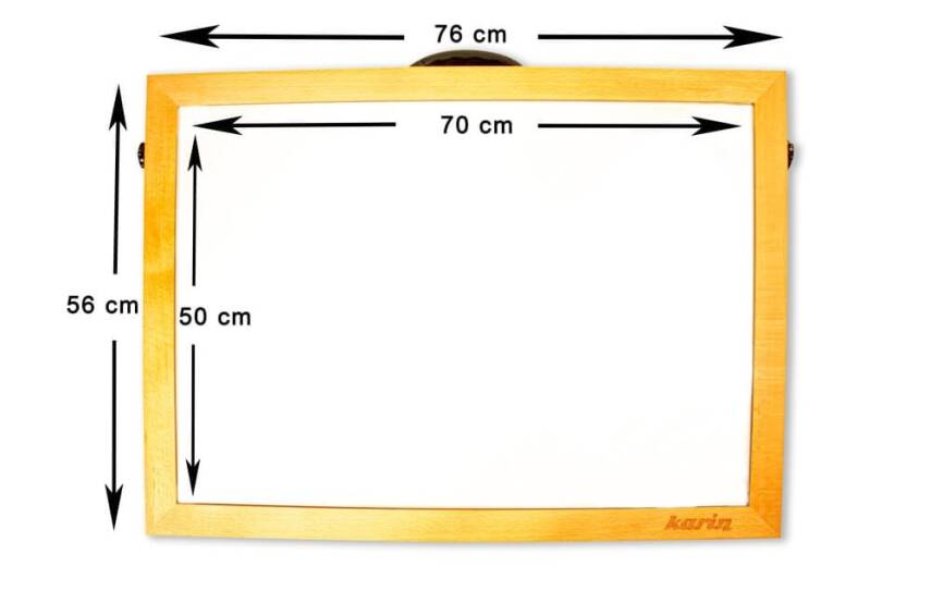 Karin Natural Beech High Illuminated LED Sketch and Drawing Table 50X70 Cm - 5