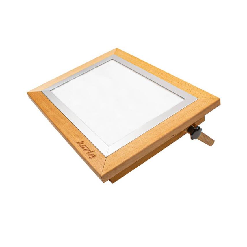 Karin Natural Beech High Illuminated LED Sketch and Drawing Table A3 - 1