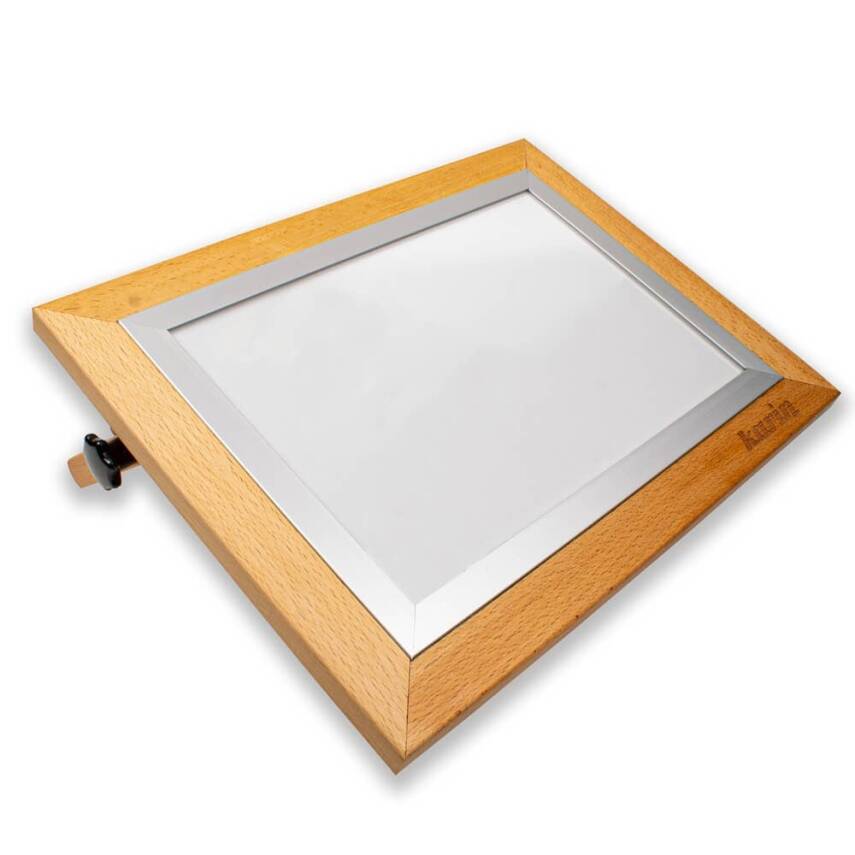 Karin Natural Beech High Illuminated LED Sketch and Drawing Table A4 - 1