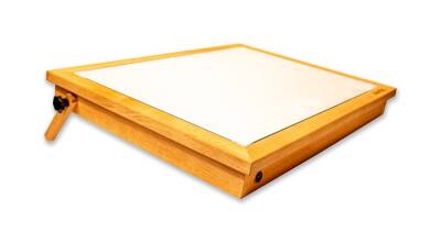 Karin Naturel Kayın Yüksek Işıklı Led Eskiz ve Çizim Masası 35X50 Cm - 1