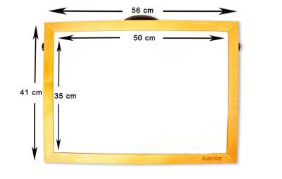 Karin Naturel Kayın Yüksek Işıklı Led Eskiz ve Çizim Masası 35X50 Cm - 7