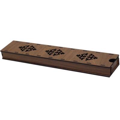 Karin Patterned Wooden Box - 1
